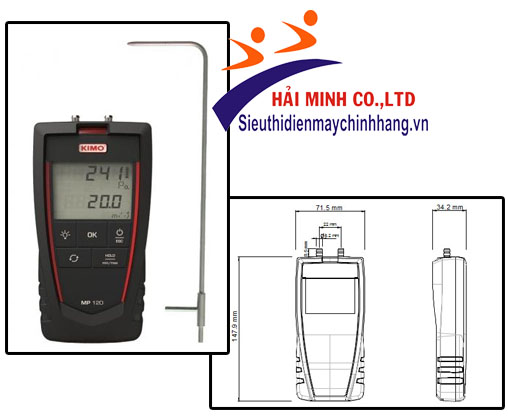 Máy đo áp suất KIMO MP120